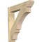 Ekena Millwork Balboa Slat Rough Sawn Outlooker, Douglas Fir, 8"W x 40"D x 40"H OUT08X40X40BOA06RDF - alternate 1
